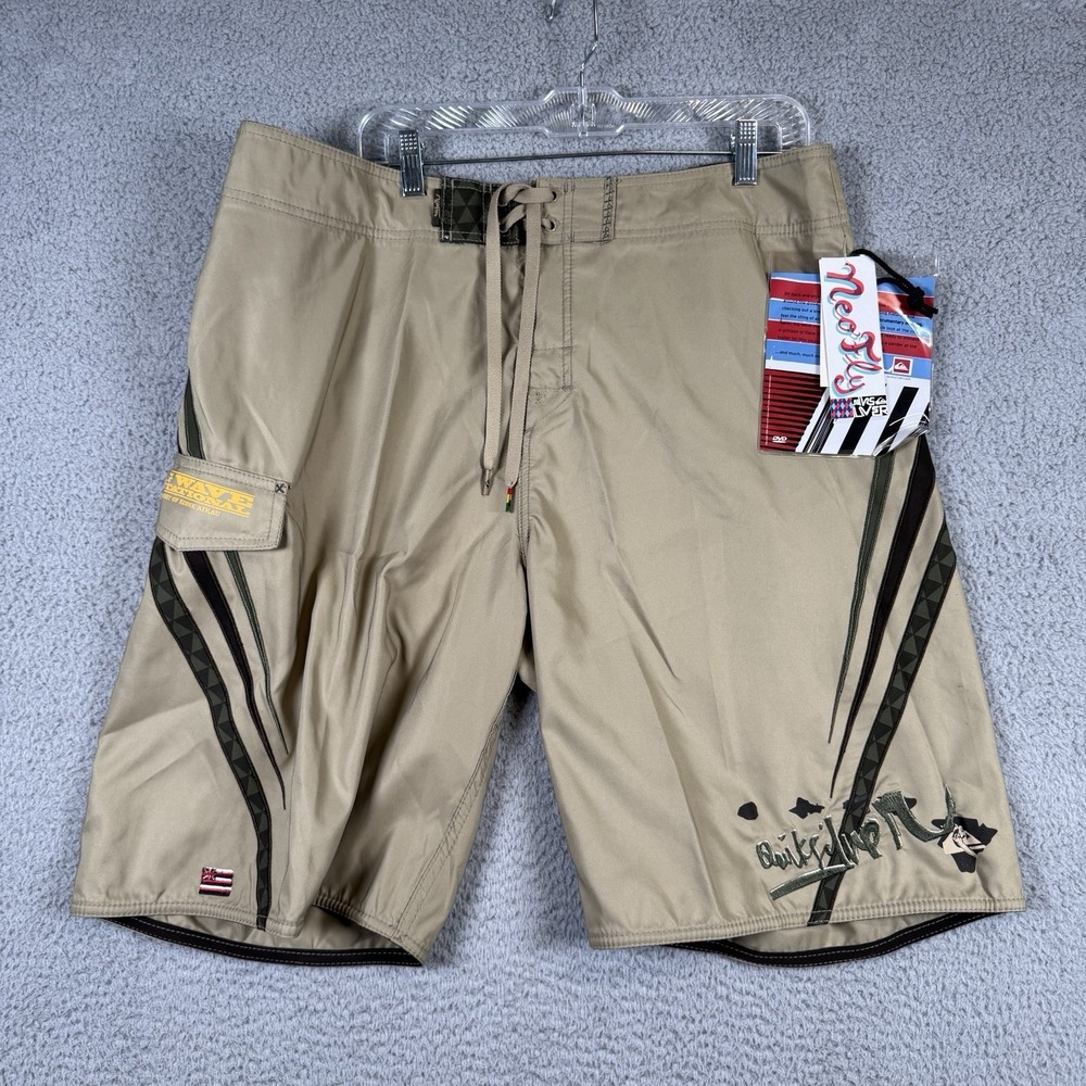 Vtg Quicksilver‎ Board Shorts Size 36 Big Wave Invitational Eddie Aikau Memorial